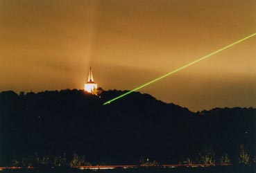 Die Laser-Strahl-Skulptur